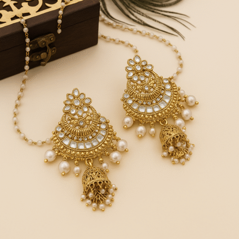 Bridal Jhumar Earrings