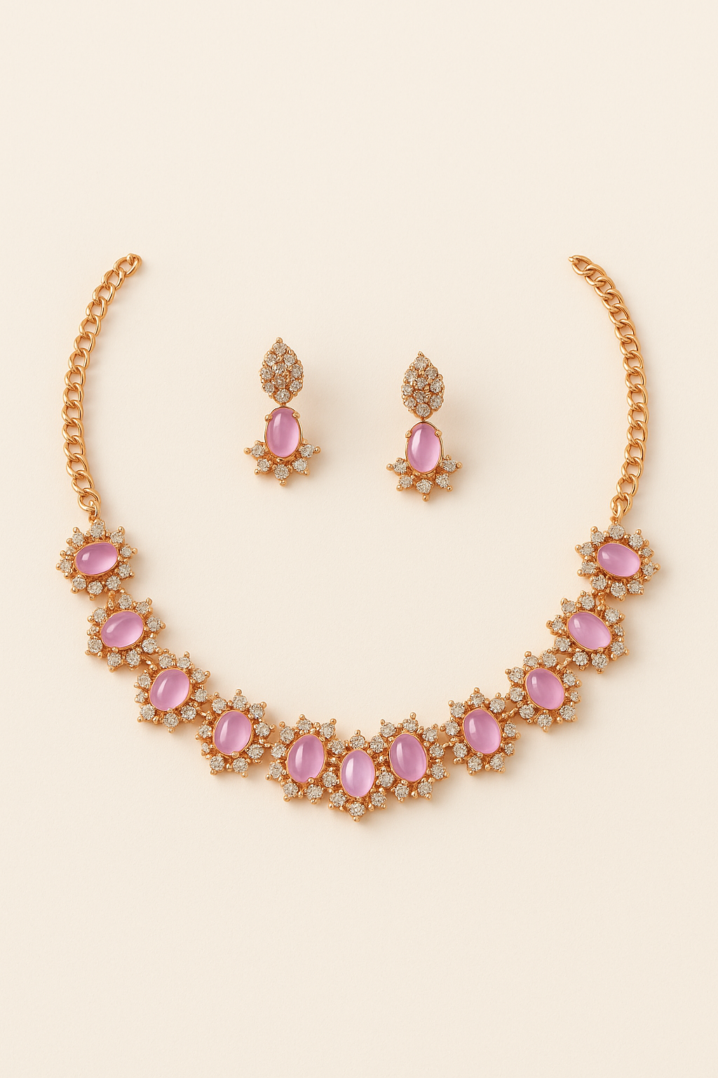 Lavender Glow Necklace Set