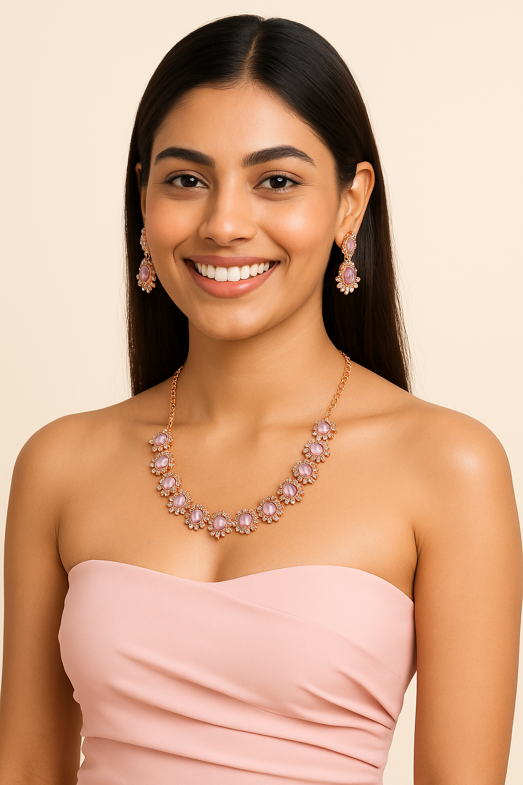 Lavender Glow Necklace Set - Image 2